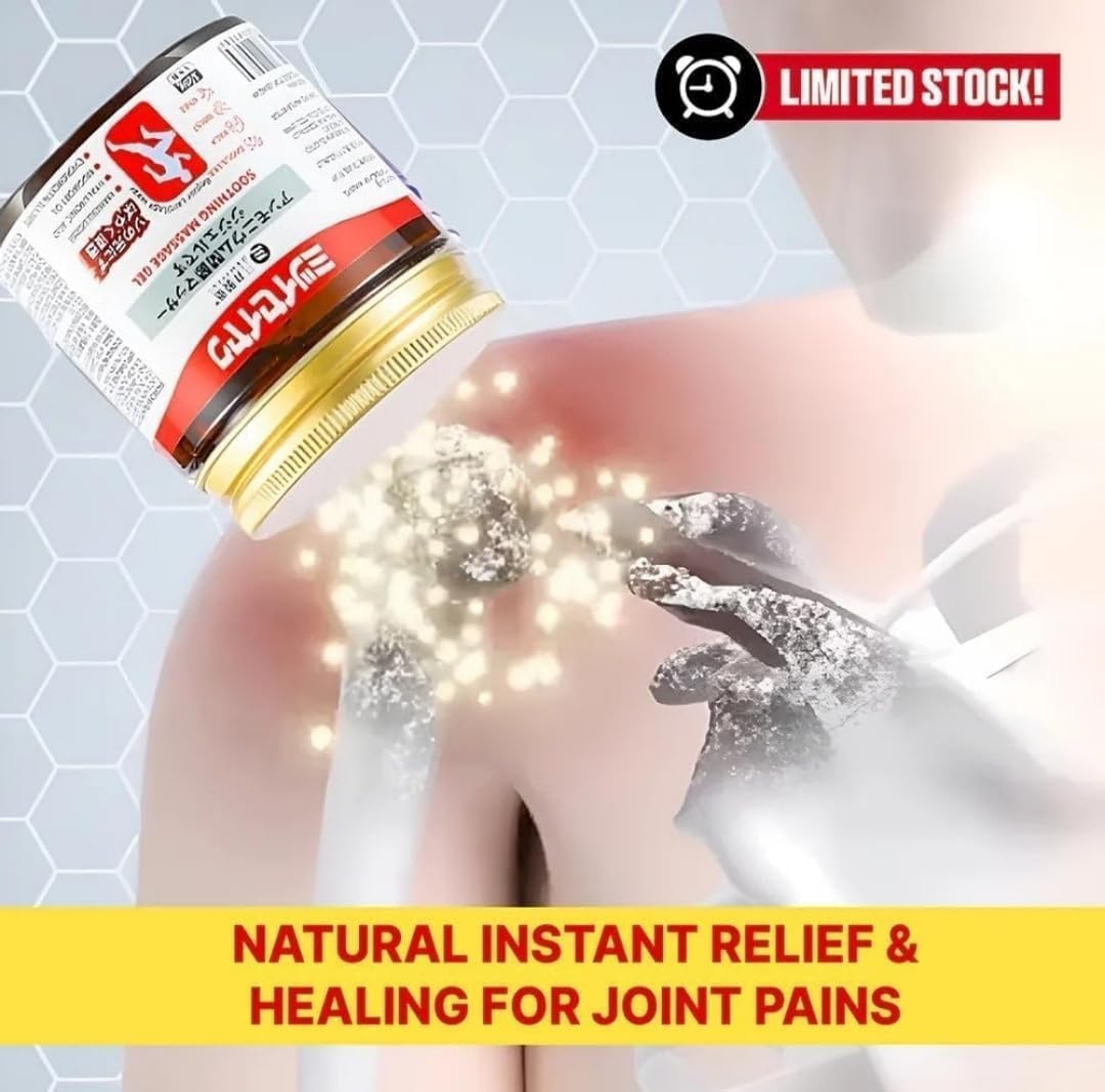 Japanese Bam Pain Relief Gel | Fast Acting Joint & Muscle Pain Relief Balm