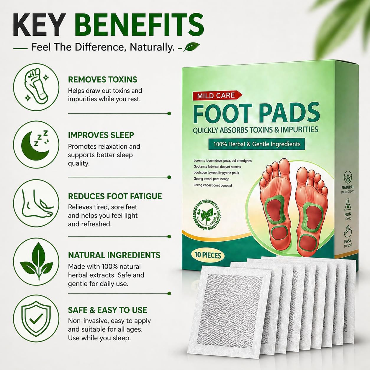 Overnight Foot Renewal Patches | Buy 1 Get 1 Free