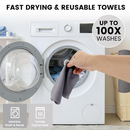 Microfiber Cleaning Cloth Roll 20 Pack