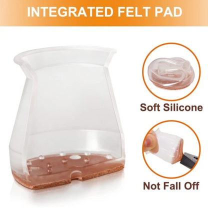 Silicone clear Chair Leg Floor Protector