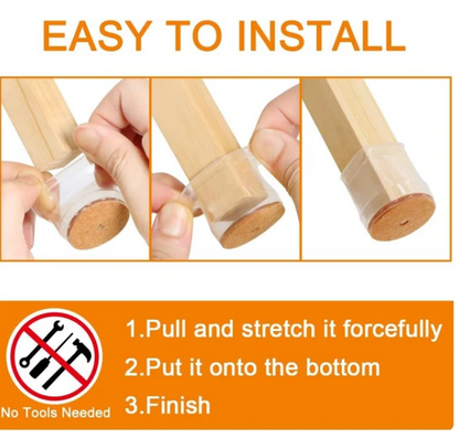 Silicone clear Chair Leg Floor Protector