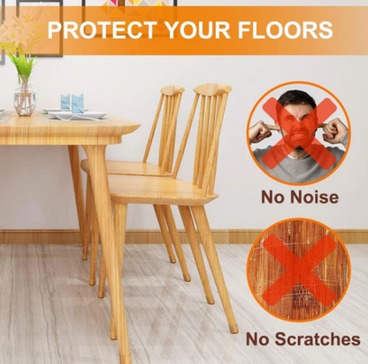 Silicone clear Chair Leg Floor Protector